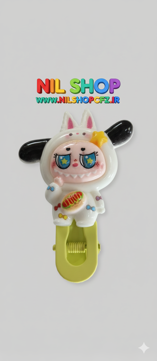 گیره مو انبری طرح لبوبو